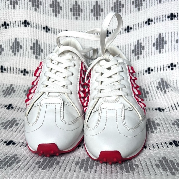Tory Burch (Tory Sport) Golf Ruffle Trainers, Size 10M (runs small) - Picture 6 of 11